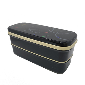 Japanese modern foldable rectangle microwavable bento lunch box for kids
