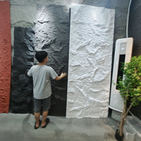 Panneaux muraux en pierre artificielle en polyuréthane légers et bon marché, panneaux muraux en pierre 3D en PU, imperméables pour les murs
