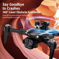 Drone RC S12 sans balais, best-seller, avec photographie aérienne 4K HD et retour automatique GPS