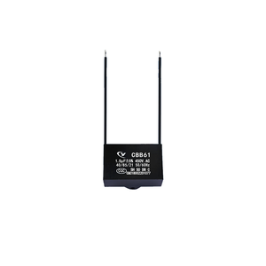 Condensateur auto-réparateur silencieux Chunyuan CBB61 1,5 µF 450 V CA pour démarrage/marche du moteur de réfrigérateur - Product Image 1