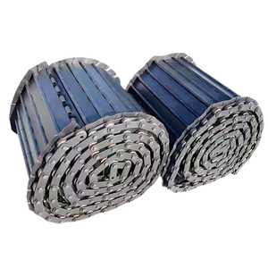 Özelleştirilmiş gıda sınıfı SUS 304/316 paslanmaz çelik delikli tel örgü zincir plaka konveyör bandı bölme restoran kullanımı için yüksek - Product Image 3