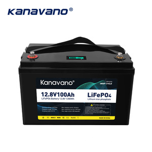 12.8V LiFePO4 储能电池，带 BMS，100Ah，Kanavano 品牌，<span class=keywords><strong>3</strong></span> 年保修，3000 次循环，适用于家庭太阳能系统 - Product Image 1