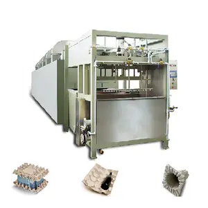 Vollautomatische Papier-Mini-Eierschale-Maschine, Türkei-Papier-Pulpkarton-Gießproduktionslinie, Eierschale-Herstellungsmaschine