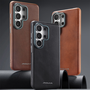 Fundas Magnéticas de Piel Sintética para Teléfono Móvil Samsung S26 S23 S24 Ultra S25 Plus S23 FE, con Carga Inalámbrica y Protección Contra Impactos - Product Image 5