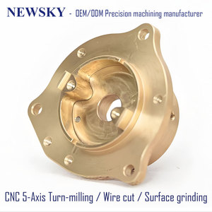 نيو سكاي - مصنع متخصص في تصنيع القطع النحاسية والبرونزية عالية الدقة والمعادن ذات المتطلبات السطحية العالية باستخدام تقنية الخراطة <span class=keywords><strong>CNC</strong></span> ذات 5 محاور - Product Image 1