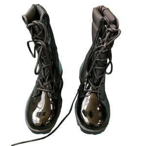 TSB906 Panamá Suela de Goma Shinny Action Leather Botas Largas Tácticas 11 Pulgadas 28cm Duty Botas DMS Zapatos de Construcción - Product Image 6