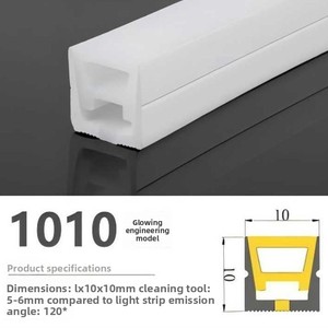 Manchon en silicone pur résistant aux températures élevées et basses, avec bordure filetée, diverses spécifications, émission positive 1010 - Product Image 2