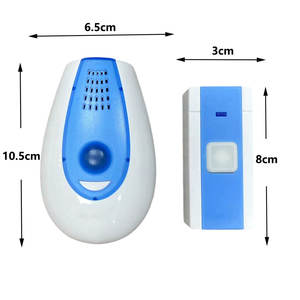 กริ่งประตูแบบไร้สายกริ่งไฟฟ้ากันน้ำใช้แบตเตอรี่สำหรับบ้าน - Product Image 6