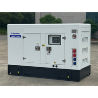 Generador Diésel Silencioso LINGGE de 350 kVA con Motor Perkins, Arranque Automático/Remoto ATS, Frecuencia 50/60 Hz, Monitoreo Trifásico