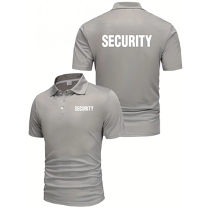 T-shirt de sécurité OEM bleu marine à séchage rapide pour extérieur, avec logo personnalisé, et polo tactique noir pour <span class=keywords><strong>homme</strong></span> - Product Image 2