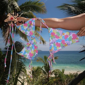 Traje de Baño de Lujo de Alta Calidad para Verano, Bikini Micro de Nailon Reciclado Personalizado con Estampado - Product Image 4