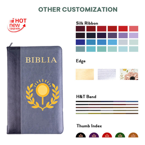 Bible de lecture en gros avec fermeture éclair, couverture rigide, service <span class=keywords><strong>d</strong></span>'impression de livres en Chine, Bible imprimée à bas prix - Product Image 6