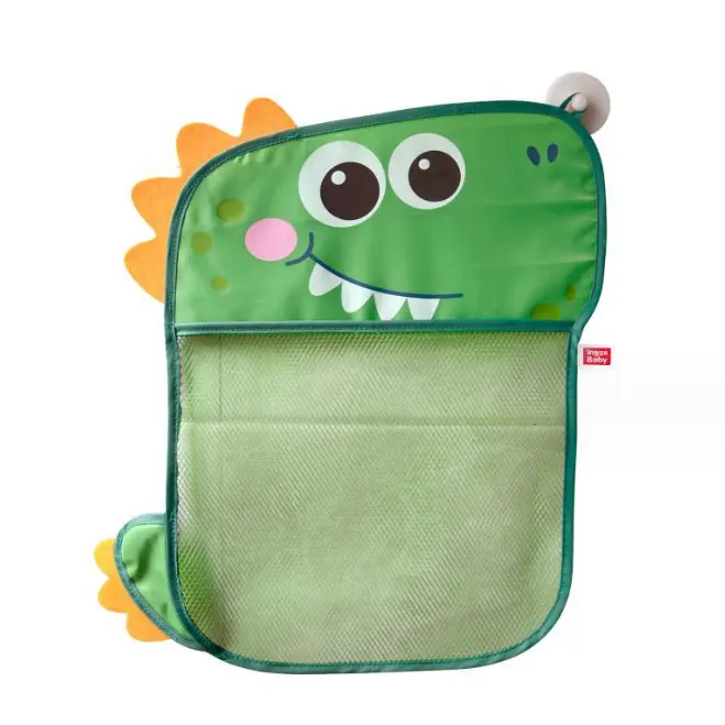 Borsa di stoccaggio giocattolo per bambini cartone animato giocattolo da bagno giocattolo di stoccaggio borsa da bagno con ventosa