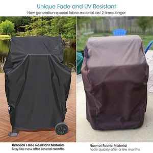BSCI Factory Heavy Duty Waterproof 2 Burner <b>Gas</b> Grill Cover 32-Inch Square <b>BBQ</b> Cover <b>Small</b> Space Grill Cover Fade Resistant - Product Image 5