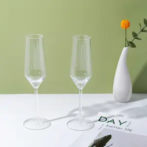 Индивидуальный логотип цвета 240 мл экологически чистые Роскошные Пластиковые акриловые бокалы для бокалов для шампанского