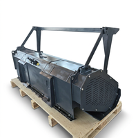 Broyeur forestier robuste pour chargeuse compacte, idéal pour l'élimination des bois durs et des broussailles épaisses – Tête de broyage professionnelle