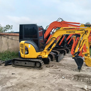 3ton Mini Komatsu Excavadoras de orugas hidráulicas usadas en el Pc30 30-2 Excavadoras de cubo de segunda mano - Product Image 3