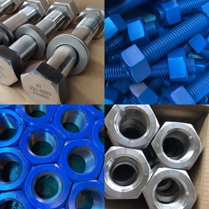 DIN EN 14399 (-4 baut) M24 M27 M30 M36 baut Hex, rakitan Bolting struktural kekuatan tinggi untuk memuat, baut Foundation - Product Image 2