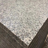 Dalles de granit gris en gros pour marches d'escalier extérieures et pierre naturelle flammée avec solution de design graphique pour escaliers en granit