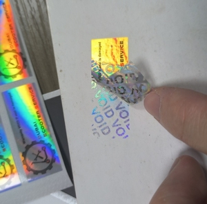 สติกเกอร์รับประกันฉลากโฮโลแกรมที่กำหนดเอง - Product Image 6