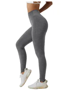 Seamless hip levantamento ioga leggings hip levantamento cintura alta secagem rápida calças de fitness executando exercício calças apertadas espartilho