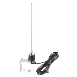 Soporte de clip de <span class=keywords><strong>antena</strong></span> de acero inoxidable con conector NMO y <span class=keywords><strong>cable</strong></span> RG58 de 5M Antenas de comunicación de látigo de coche de radio móvil - Product Image 5