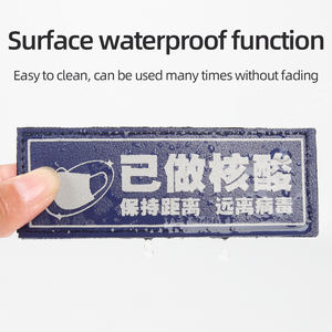 ป้ายผ้าสะท้อนแสงปรับแต่งได้สำหรับสุนัขขนาดใหญ่แท็กสัตว์เลี้ยงส่วนบุคคลพร้อมสติกเกอร์ติดเสื้อกั๊กสำหรับสุนัข - Product Image 5