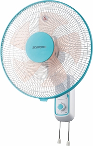 Ventilateur mural blanc de 16 pouces avec télécommande, nouveau design, ventilateur mural électrique portable réglable en métal pour une utilisation en extérieur - Product Image 5