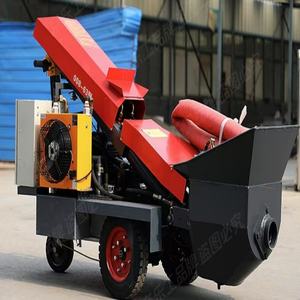 Pompe à béton diesel de fabrication industrielle, pompe à béton à compression, pompe à béton montée sur camion - Product Image 4