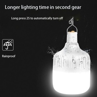 Ampoules LED rechargeables à commande directe du fabricant pour l'éclairage de secours, lampes de camping extérieures étanches