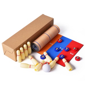 Xách tay mini Tabletop 3-in-1 trò chơi trong nhà thiết lập bao gồm shuffleboard quăn và Bowling trò chơi cho những người đam mê trò chơi hội đồng quản trị - Product Image 6