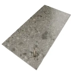 저렴한 가격 인공 대리석 벽 배경 패널 이탈리아 석영 이탈리아 바위 슬래브 타일 소결 돌 슬래브 바닥