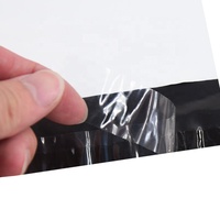 Enveloppes d'expédition en polyéthylène basse densité (LDPE) blanches écologiques avec logo personnalisé imprimé