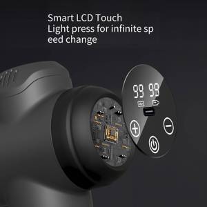 Massagepistool voor spierherstel, fabrieks prijs, draagbaar, diepe weefselmassage, elektrisch, draadloos, percussie, professioneel massagepistool, 2025 model. - Product Image 5