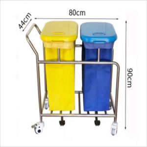 Medical Hospital Furniture <strong>Dressing</strong> Dirty Solid Linen Laundry <strong>Trolley</strong> Portable Waste <strong>Trolley</strong> - Product Image 5