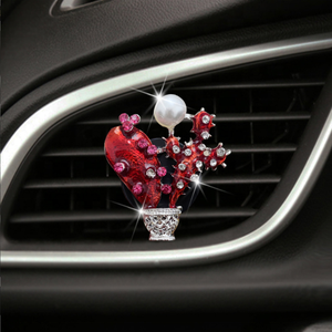 Ambientador con Clip para <span class=keywords><strong>coche</strong></span>, decoración de salida de aire acondicionado, planta, Perfume, fragancia Tuyere, ornamento - Product Image 4