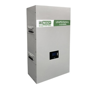 Batería de Almacenamiento Exterior Ainegy de 10kwh 48v200ah con Pantalla LCD, para Montaje en Pared - Product Image 1