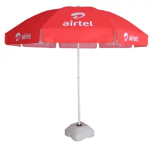 Parapluie de plage logo airtel, 1 pièce, promotion