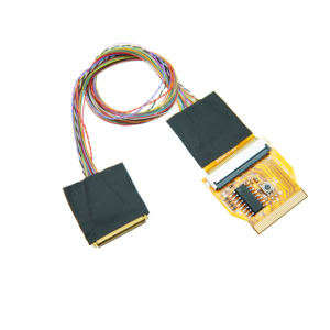 Ultra Low Profile 0,4 mm 40-pins 20347 micro-coaxkabel dubbelzijdig LVDS EDP-kabel voor draagbare industriële besturing touchscreen - Product Image 6