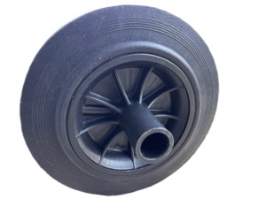 Nouvelle roue de poubelle en acier inoxydable 8 pouces - Product Image 2