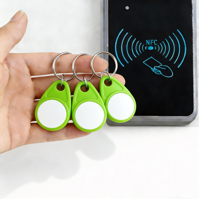 NTAG213 Chip NFC Key Fob Smart Access Solution Waterproof Design 13.56MHz Frequency for Campus Security Student ID Visitor