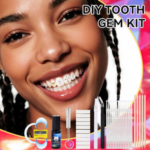 Kit Professionale per Gioielli Dentali Fai-da-Te, Set Completo con Cristalli e Adesivo Dentale Sicuro - Product Image 2
