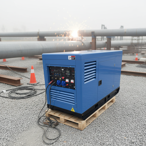 Deux stations de soudage indépendantes, double opérateur, générateur de soudage à moteur diesel simultané, 370 A par station de soudage - Product Image 2