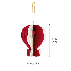 Custom Honeycomb Paper <strong>Christmas</strong> <strong>Decorations</strong> - Hot Selling OEM <strong>Christmas</strong> Hanging Tree Pendant Ornaments for Home Party Decor - Product Image 6