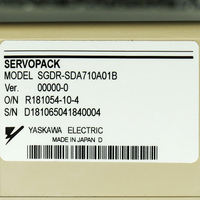 SGDR-SDA710A01B CNC SGDR-SDA710A01B YASKAWA Servomoteur Amplificateur Neuf et Original