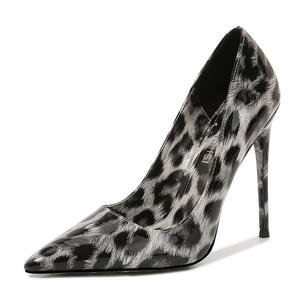 Venta al por mayor de fábrica: Tacones altos con estampado de leopardo de 6CM/8CM/10CM/12CM, zapatos elegantes y profesionales, tacones altos delgados para mujer - Product Image 5