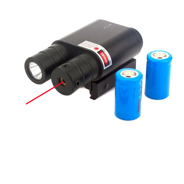 LED Flashlight Combo Red Green Blue Laser Sight Green Red Dot Laser Sight 20mm Laser Laser Light Combo