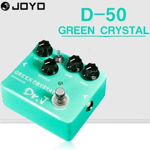 جهاز تأثير الجيتار JOYO <span class=keywords><strong>Dr</strong></span>. J D50 Green Crystal Overload، دواسة جيتار فردية للتأثيرات مثل الأوفردرايف والأوفرلود للآلات الموسيقية - Product Image 2
