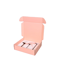 Boîte en carton ondulé E-Flute personnalisée avec logo, écologique, recyclable, imperméable, doublée d'éponge, mate, réutilisable, gaufrée, pour cadeaux alimentaires