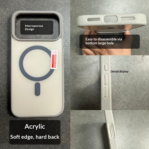 Coque de téléphone magnétique tendance pour <span class=keywords><strong>iPhone</strong></span> 17 18 Pro, compatible avec la charge sans fil, à prix réduit, pour <span class=keywords><strong>iPhone</strong></span> <span class=keywords><strong>13</strong></span> 14 15 16 17 18 Pro Max - Product Image 3